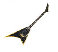 Jackson X Series Rhoads RRX24 Black with Yellow Bevels