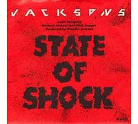 JACKSONS (US GROUP) - STATE OF SHOCK 7 INCH (7" VINYL 45) UK EPIC 1984