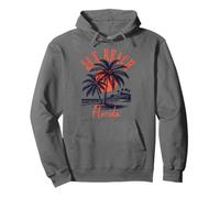 Jacksonville Florida Palmeras JAX Playas Vacaciones Puesta de sol Sudadera con Capucha