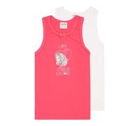 JACKY Camiseta térmica gris / rosa / blanco, Talla 110-116