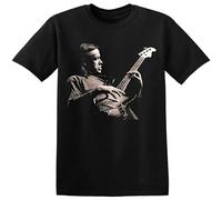 Jaco Pastorius Jazz Cool Retro Graphic Print Men's T-Shirt Unisex Black Cotton Hip Hop Print tee Shirts L