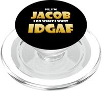 Jacob Costume Idgaf Meme Personalized Jacob First Name Jake PopSockets PopGrip para MagSafe