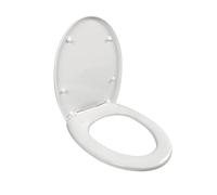 JACOB DELAFON Asiento inodoro OLA/PATIO caída normal Thermodur Bisagras metálicas inoxidables Blanco E4303-00