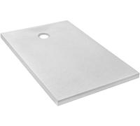Jacob Delafon E62306-WPM Plato de Ducha 140x90x4 cm, Blanco Mate Textura Efecto Piedra, 140 x 90 cm