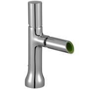 JACOB DELAFON Grifo de bidé con desagüe automático Personalizable (3 colores de aireador incluídos) Forma de bambú Salida de agua con efecto cascada Aireador antical TOOBI E8961-CP