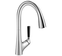 JACOB DELAFON Grifo de Cocina con Ducha Extraíble Caño Giratorio 360º Mango Personalizable (3 Colores Incluidos) MALLECO E562-CP