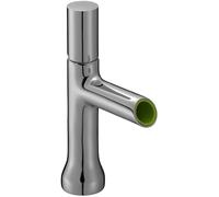 JACOB DELAFON Grifo de lavabo de cuerpo liso Personalizable (3 colores de aireador incluídos) Forma de bambú Salida de agua con efecto cascada Aireador antical TOOBI E7329-CP