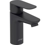 JACOB DELAFON Grifo de lavabo negro con Desagüe Automático Muy fácil y rápida instalación Ahorro de agua Material Latón Cromado Color NegroÓSCAR E29842-BL