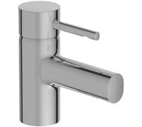 JACOB DELAFON Grifo Monomando de Lavabo Mezclador de Latón Cromado Cuerpo Liso Ahorro de Agua Color Cromo CUFF E98297-CP