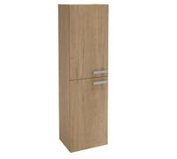 Jacob Delafon - Mueble Columna Ola UP 40 cm - Gran Capacidad - Puerta Reversible - Asas de Metal - Roble Colorado - 400 x 316 x 1400 mm - EB2310-ECD