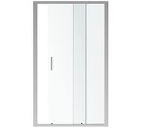 Jacob Delafon - Puerta de ducha deslizante L'ingenieuse 160 cm - Montaje fácil click y bloqueo - Cristal antical - 1600 x 1950 x 8 mm - Cromo - E23C160-GA