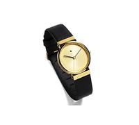 Jacob Jensen New Dimension 845 - Reloj con correa de piel para hombre, color Dorado, talla única