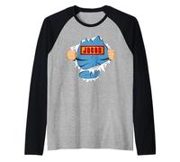 Jacob Name Superhero Gift for Boys Named Jacob Camiseta Manga Raglan