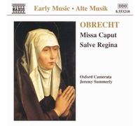Jacob Obrecht Obrecht: Missa Caput / Salve Regina (CD) Album (Importación USA)
