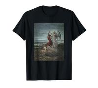 Jacob Wrestling con el ángel de Gustave Dore (1866) Camiseta