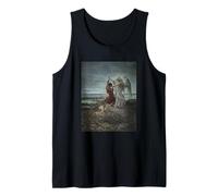 Jacob Wrestling con el ángel de Gustave Dore (1866) Camiseta sin Mangas