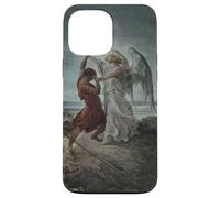 Jacob Wrestling con el ángel de Gustave Dore (1866) Carcasa para iPhone 13 Pro MAX