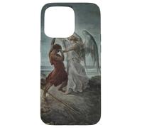 Jacob Wrestling con el ángel de Gustave Dore (1866) Carcasa para iPhone 15 Pro MAX