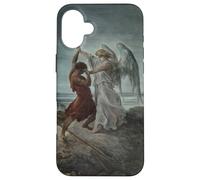 Jacob Wrestling con el ángel de Gustave Dore (1866) Carcasa para iPhone 16 Plus