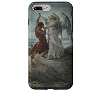 Jacob Wrestling con el ángel de Gustave Dore (1866) Carcasa para iPhone 7 Plus/8 Plus