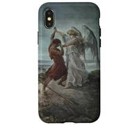 Jacob Wrestling con el ángel de Gustave Dore (1866) Carcasa para iPhone X/XS