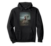 Jacob Wrestling con el ángel de Gustave Dore (1866) Sudadera con Capucha