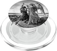 Jacob Wrestling con el Ángel Gustave Dore Arte Bíblico PopSockets PopGrip para MagSafe
