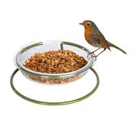 Jacobi Jayne I Love Robins - Comedero para pájaros de Gusanos de la harina y petirrojo fácil de Limpiar, comedero para pájaros para el jardín