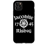 Jacobite Rising 1745 Rosa Blanca Estampado envejecido Carcasa para iPhone 11 Pro Max
