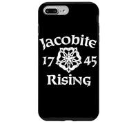 Jacobite Rising 1745 Rosa Blanca Estampado envejecido Carcasa para iPhone 7 Plus/8 Plus