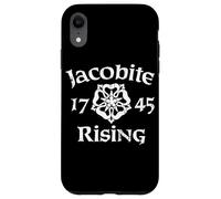 Jacobite Rising 1745 Rosa Blanca Estampado envejecido Carcasa para iPhone XR