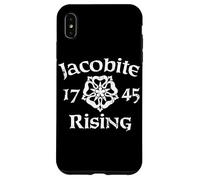 Jacobite Rising 1745 Rosa Blanca Estampado envejecido Carcasa para iPhone XS Max