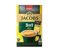 JACOBS 3 en 1 Café Instantáneo Suave con Crema, Bebida en Polvo, Sabor Delicado, 304,8g, 24 Tazas, Tostado Medio (Mild)