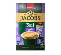 JACOBS 3in1 Milka, instant coffee powder, 6 x 24 sticks/sachets, 297.6g
