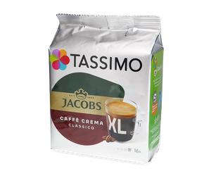 Jacobs | Caffé Crema Classico XL - 16 cápsulas para Tassimo