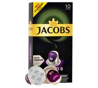 Jacobs Douwe Egberts Cápsulas de aluminio JACOBS Lungo Intenso Intensity 8-10 compatibles con cafeteras Nespresso®*