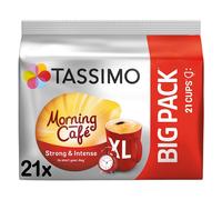 Jacobs Douwe Egberts Cápsulas Tassimo Morning Café Strong&Intense XL 21 uds