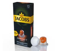 Jacobs Douwe Egberts JACOBS Espresso Classico Intensity 7 - 10 cápsulas de aluminio compatibles con cafeteras Nespresso®*