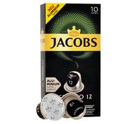 Jacobs Douwe Egberts JACOBS Espresso Ristretto Intensity 12 - 10 cápsulas de aluminio compatibles con cafeteras Nespresso®*