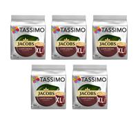 Tassimo Jacobs Caffè Crema Classico XL - 5 Paquetes (80 Porciones)