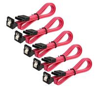 JacobsParts 18 "Cable de SATA 6 GB/s recto a ángulo recto de disco duro/unidad óptica