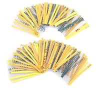 JacobsParts - Resistencias de película de metal de 1/4 W, paquete surtido, 30 valores (10 Ohm - 1 m Ohm) - Paquete de 600