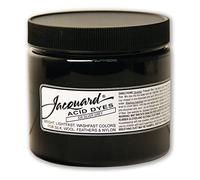 Jacquard Acid Dye for Wool, Silk and Other Protein Fibers, 8 Ounce Jar, Concentrated Powder, Silver Gray 638