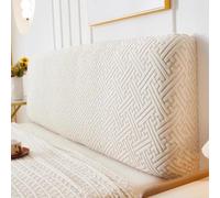 Jacquard-Hojas Cubierta para Cabecero de Cama, Todo Incluido, Lavable