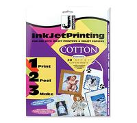 Jacquard Products Ink Jet Fabric Sheets 8.5"X11" 30/Pkg-100% Cotton Percale
