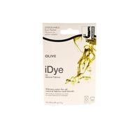 Jacquard iDye - Colorante de tela verde oliva para fibras naturales, algodón y lino y rayón, suministros de manualidades textiles fáciles de usar, bolsa soluble de un solo uso