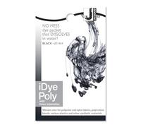 Jacquard Tinte para textiles iDye Poly negro para fibras naturales 14 g sin ensuciar