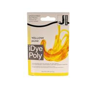 Jacquard iDye Poly Yellow - Tinte de tela para prendas de poliéster sintético, materiales de nailon y componentes de plástico, coloración simple con una bolsa soluble