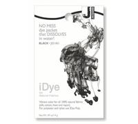 Jacquard iDye - Tela de color negro para fibras naturales, revive la ropa desteñida, simple sobre algodón y seda con un paquete de textiles solubles, 14 g