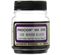 Jacquard Procion MX - Tintes reactivos de fibra - Negro cálido - Para botella de 2/3 onzas líquidas